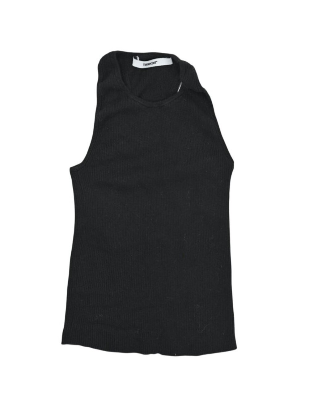 Tank Air High Neck Tank Top in Black